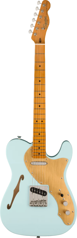 Squier FSR Classic Vibe '60s Telecaster Thinline, Maple Fingerboard, Gold Anodized Pickguard, Sonic Blue