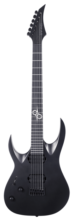 Solar A2.6C LH Electric Guitar - Carbon Black Matte - Left-Handed