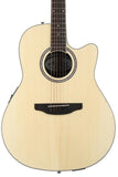 Ovation Applause AB24-4S Mid Depth Acoustic Guitar in Natural Satin
