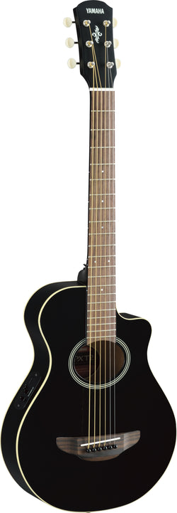 Yamaha APXT2 Black - 3/4 Size Small Electric-Acoustic Guitar with a Spruce top and on-board preamp, pickup and tuner