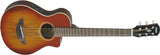 Yamaha APXT2EW Light Amber Burst - 3/4 Size Small Electric-Acoustic Guitar with Exotic Wood top and on-board preamp, pickup and tuner