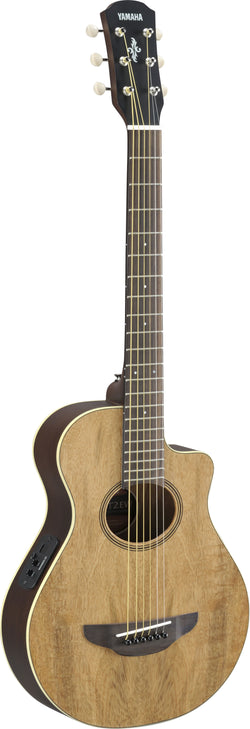 Yamaha APXT2EW Natural - 3/4 Size Small Electric-Acoustic Guitar with Exotic Wood top and on-board preamp, pickup and tuner