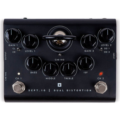 Blackstar Dept. 10 Valve Dual Distortion Pedal top