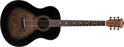 Washburn Bella Tono 'Novo S9' Acoustic Guitar Studio, Charcoal Burst