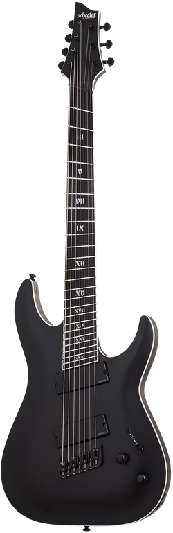 Schecter C-7 Multiscale SLS Elite Evil Twin Satin Black