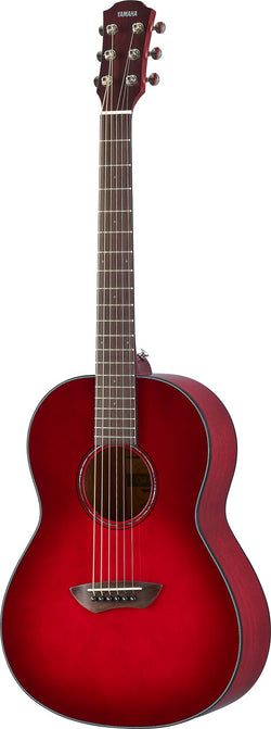 Yamaha CSF1M Crimson Red Burst smaller-size acoustic guitar