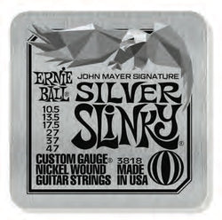 Ernie Ball John Mayer Signature Silver Slinkys 10.5 - 47 3 Pack Tin