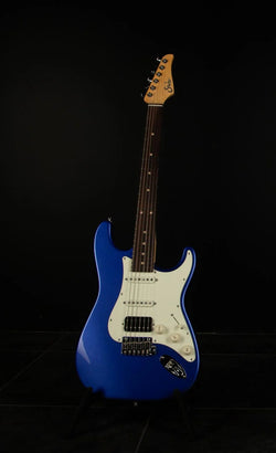Suhr Classic S Plus HSS, Rosewood, Indigo Metallic