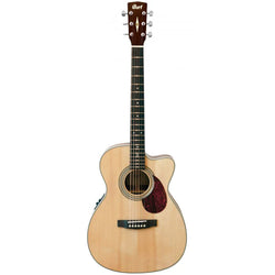 Cort L500E OP Acoustic Guitar w/Bag OM Cutaway