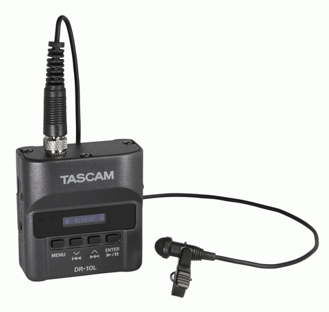 Tascam DR-10L Portable PCM Field Recorder with Lavalier Mic