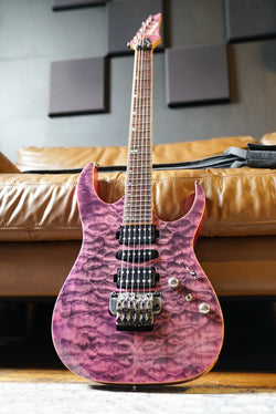 Pre-Owned Ibanez RG870QMZ High-Voltage Violet