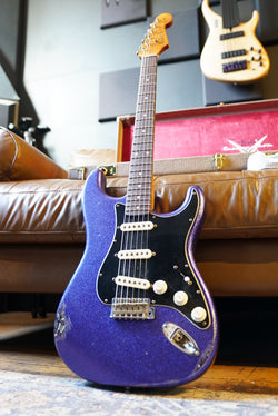 Fender Custom Shop '60 Stratocaster, Purple Sparkle over Black Paisley - Masterbuilt by Greg Fessler