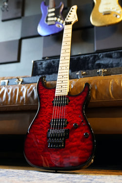 Suhr Standard Thin Burst Limited Edition, Trans Red Thin Burst