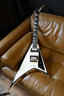 Pre-Owned Jackson JS32T Rhoads White w/Black Bevels