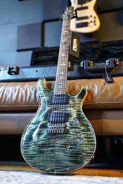 PRS Wood Library Custom 24-08, Sage with Natural Back