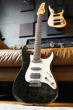Pre-Owned Schecter USA Custom Shop Sunset Custom, Trans Black 
