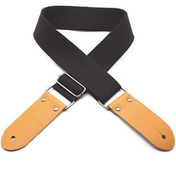 DSL 50COTTON-BLACK Cotton Guitar Strap - 2