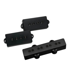 DiMarzio DP126B P & J Bass Pickup Set - Black