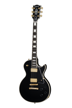 Epiphone Les Paul Custom - Ebony (inc. Hard Case), Front Photo