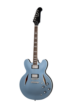 Epiphone Dave Grohl DG335 Signature Pelham Blue inc. Hard Case, Front Photo