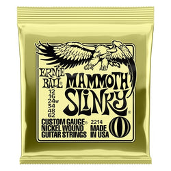 Ernie Ball Mammoth Slinky Nickel Wound Electric Guitar Strings - 12-62 (Wound G) Gauge