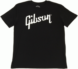 Gibson Distressed Logo T-Shirt, Medium