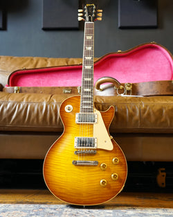 Gibson Custom Les Paul Standard '59 Reissue, Murphy Lab Ultra Light Aged, Ultra Light Back Upgrade - Golden Poppy Burst