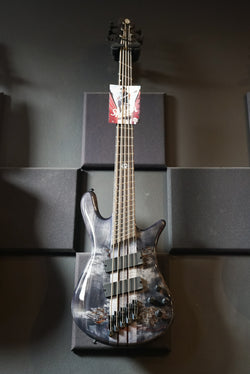 Spector NS DIMENSION 5 Multi-Scale Bass Guitar - Limited Run Popular Burl Top, See-Thru Black Gloss