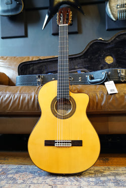 Cordoba 55FCE – Honey Amber Natural Thinbody Classical Guitar (B STOCK)