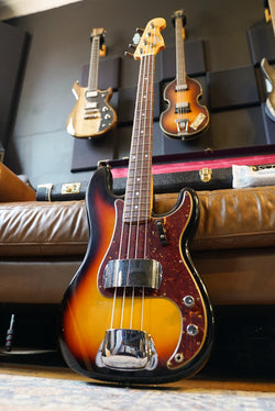 Fender Custom Shop '66 Precision Bass Journeyman Relic - 3 Tone Sunburst