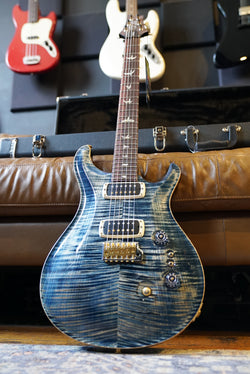 PRS Custom 24-08, 10 Top, Pattern Thin, Faded Whale Blue