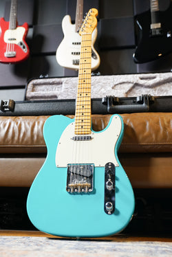 Pre-Owned Fender American Professional II Telecaster Miami Blue w/ Case 2021