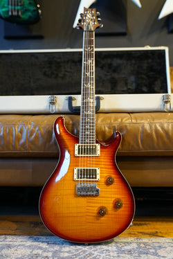 Pre-Owned PRS Custom 24 Dark Cherry Sunburst 10 Top 25th Anniversary w/Case 