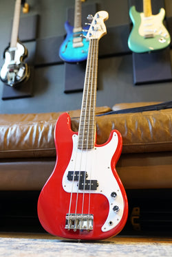 Pre-Owned Squier Mini Precision Bass, Dakota Red