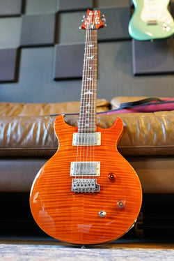 Pre-Owned PRS SE Santana Orange w/USA McCarty Pickups Installed 