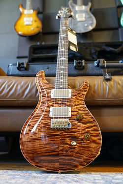 PRS Wood Library Custom 24, Quilt Maple 10 Top / East Indian Rosewood Neck - Copperhead