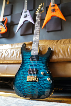Suhr Standard Thin Burst Limited Edition, Trans Teal