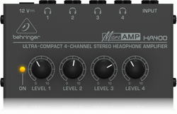 Behringer HA400 - Compact Active 4-Channel Headphone Splitter