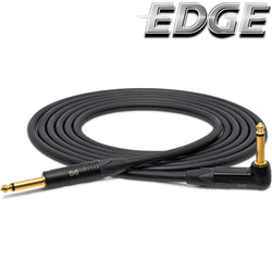 HOSA EDGE CGK025R EDGE GUITAR CABLE, NEUTRIK STRAIGHT TO RIGHT-ANGLE, 25 FT / 7.6M