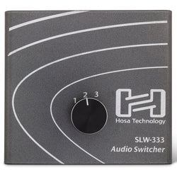 HOSA SLW333 AUDIO SWITCHER, 1/4 IN TRS TO 3 X 1/4 IN TRS