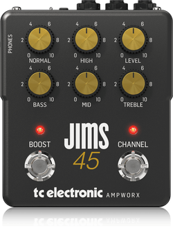 TC Electronic Ampworx JIMS 45 Dual-Channel Guitar Preamp top