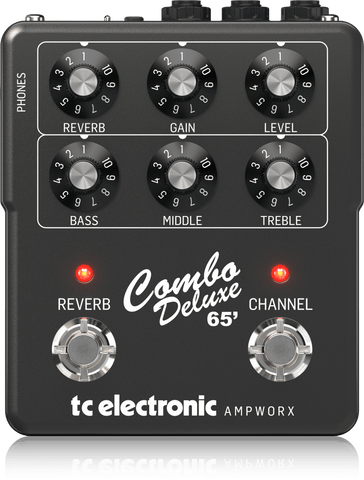 TC Electronic Ampworx Combo Deluxe 65' Dual-Channel Guitar Preamp top