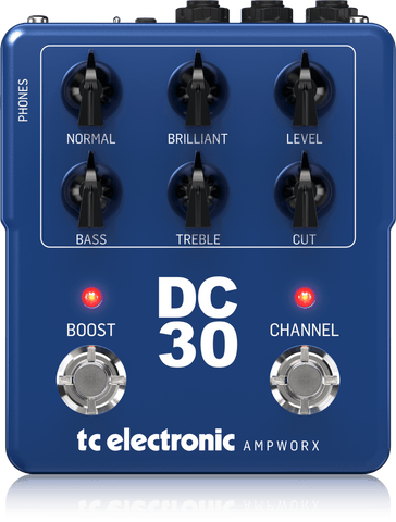 TC Electronic Ampworx DC30 Dual-Channel Guitar Preamp top