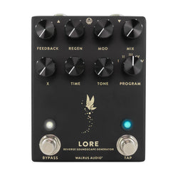 Walrus Audio Lore Reverse Soundscape Generator Pedal - Black top view