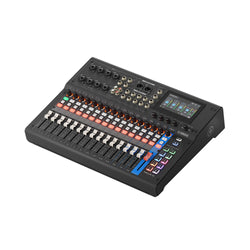 Yamaha MGX16 16-Channel Digital Mixing Console - Black front right side angle