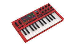 Akai Professional MPK Mini IV Compact MIDI Controller Keyboard, Red