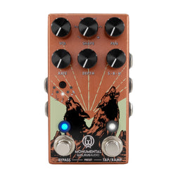 Walrus Audio Monumental Stereo Harmonic Tap Tremolo, Orange