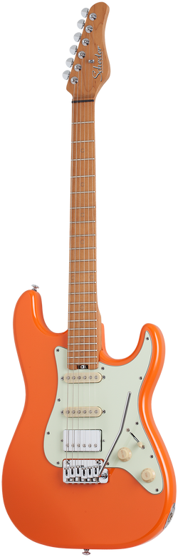 Schecter Nick Johnston Traditional HSS - Atomic Orange + BONUS Ultimate Support USHB2-EG Premium Gig Bag Worth $129