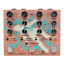 Walrus Audio Qi Etherealizer - Multi-Effect Soundscape Pedal, Terracotta (B STOCK)
