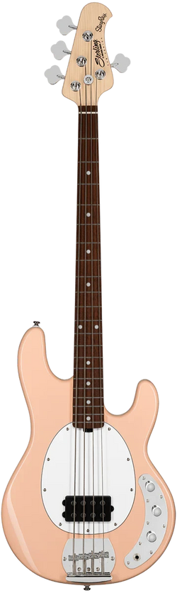 Sterling by Music Man Ray4 Pueblo Pink Bass Guitar